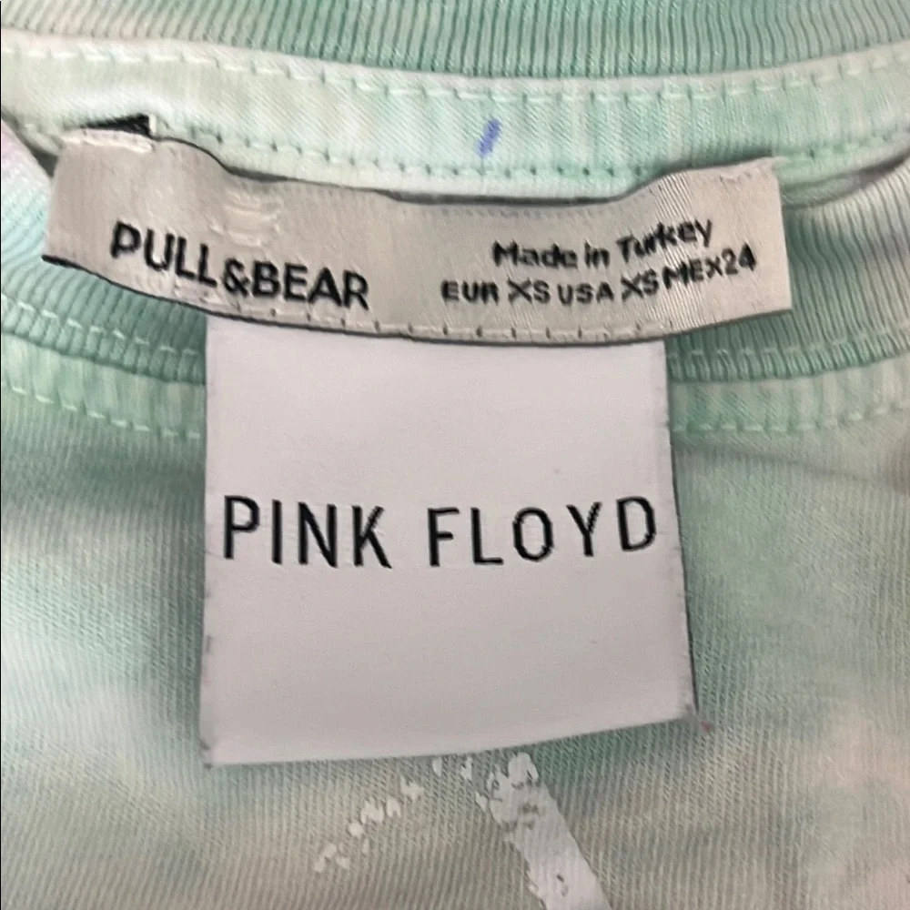 Pull& Bear Pink Floyd Tie-Dye T Shirt - Picture 9 of 13